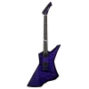 LTD SNAKEBYTE Baritone gitara elektryczna barytonowa Sea Thru Purple Sunburst QM Limited Edition, sygnatura James Hetfield