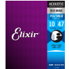 Elixir 11000 PW Extra Light 80/20 Bronze struny do gitary akustycznej 10-47