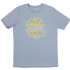 Fender Cali Coastal Yellow Waves Men′s Tee, Blue, S koszulka