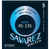 Savarez (682355) struny do gitary basowej Hexagonal Explosion 5-str. Medium-Light