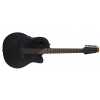 Ovation 2058TX-5 Elite TX Deep Contour Cutaway 12-string Black Textured Gitara elektroakustyczna