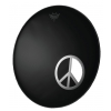 Remo Dynamos 6″ Chrome ″Peace Sign″