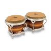 Latin Percussion Bongo Generation II Wood Natural, Chrome HW