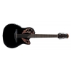 Ovation CE4412-5 Celebrity Elite Mid Cutaway Gitara elektroakustyczna 12-strunowa czarna