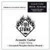 Fire&Stone (667128) struna pojedyncza Phosphor Bronze - .028in./0,71mm