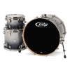 PDP by DW Shell set Concept Maple Silver to Black Sparkle