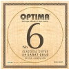 Optima (654687) NO6.GCHT struny do gitary klasycznej No. 6 24-karatowe zoto - Komplet Carbon Gold high