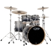 PDP by DW Shell set Concept Maple, Silver to Black Sparkle