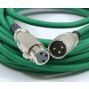 Monacor MEC-1000/GN kabel XLR-XLR 10m, zielony