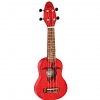 Ortega K1-RD Keiki ukulele sopranowe, kolor Fire Red - WYPRZEDA
