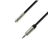 Adam Hall Cables K4 BYVW 0300 - Przeduacz suchawkowy gniazdo jack stereo 3,5 mm - wtyczka jack stereo 3,5 mm, 3 m