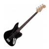 Fender Standard Jaguar Bass, Pau Ferro Fingerboard, Black gitara basowa