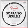 Fender Soprano Ukulele Strings, Set of Four struny do ukulele