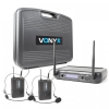 Vonyx WM-73H UHF bezprzewodowy zestaw 2  mikrofonw nagownych