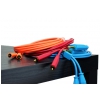 DJ TECHTOOLS Chroma Cabels kabel audio jack-jack 6,3mm 1,5m (czerwony)