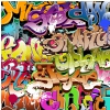 Adam Hall Hardware Imageboard 7 GRAFFITI - Pyta ze sklejki brzozowej z motywem graffiti, 7 mm