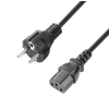 Adam Hall Cables 8101 KA 0050 - Kabel do urzdze nienagrzewajcych si CEE 7/7 - C13, 0,5 m