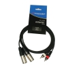 Accu Cable AC 2XM-2RM/1,5 przewd  2x XLRm - 2x RCA 1,5m