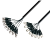 Adam Hall Cables K3 L8 MF 0300 - Kabel Multicore 8 x XLR mskie - 8 x XLR eskie, 3 m