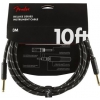 Fender Deluxe 10′ Black Tweed kabel gitarowy