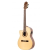 Ortega RCE138-T4-L gitara elektroklasyczna z pokrowcem, leworczna