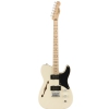 Fender Squier Paranormal Carbronita Telecaster Thinline Maple Fingerboard Olympic White gitara elektryczna
