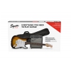 Fender Squier Stratocaster Pack Brown Sunburst, gitara elektryczna + wzmacniacz + pokrowiec + pasek + kabel + kostki