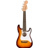 Fender Fullerton Stratocaster ukulele Sunburst ukulele koncertowe elektroakustyczne