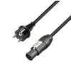 Adam Hall Cables 8101 TCON 0500 - Przewd zasilajcy CEE 7/7 / Powercon True1 1.5 mm2, 5 m
