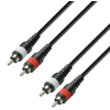 Adam Hall Cables K3 TCC 0100 M kabel 2xRCA / 2xRCA 1m