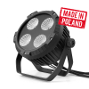 Flash Pro LED PAR 64 4x30W RGBW 4in1 IP65 mk2 ALU HOUSING POWERCON TRUE CABLE + IR CONTROLLER zewntrzny wodoodporny reflektor LED