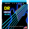 DR NBE 09 NEON BLUE struny do gitary elektrycznej neonowe, niebieskie 09-46