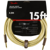 Fender Deluxe Series Instrument Cable, Straight/Straight, 15′, Tweed kabel gitarowy