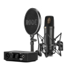 Rode NT1 + AI Interface Bundle studyjny mikrofon pojemnociowy z interfejsem audio