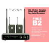 Novox Free B2 mikrofon bezprzewodowy podwjny nagowny