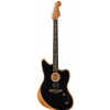 Fender American Acoustasonic Jazzmaster Ebony Fingerboard Black gitara elektroakustyczna