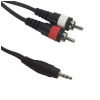 Accu Cable AC-J3S-2RM/1,5 mini jack stereo/2x RCA (cinch) 1,5m