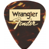 Fender X Wrangler 351 Medium Tortoiseshell zestaw kostek gitarowych, 8 szt.