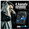 DNA MIX 4U - mikser audio USB MP3 Bluetooth analogowy 4 kanay