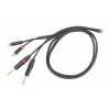 Proel Die Hard DHS535LU18 kabel audio 2x RCA / 2x TS 1,8m