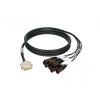 Klotz kabel 25p DSub / XLRm 3m