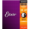 Elixir 16152 NW Phosphor Bronze struny do gitary akustycznej 12-str. 10-47