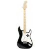 Fender American Stratocaster MN Black gitara elektryczna, podstrunnica klonowa