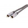 Techlink 680031 kabel 2RCA - 2RCA interkonekt audio 1m