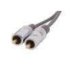 Techlink 680021 kabel 3.5mm Stereo Jack - 2 x RCA 1m