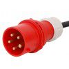 PCE AC5250 1m kabel sieciowy  5x2,5mm / redukcja ze zczami PCE 32A / PCE 16A