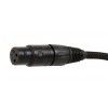 4Audio MIC PRO 6m Stealth Black przewd mikrofonowy w oplocie (czarny) XLR-F - XLR-M (zcza czarne, zocone) Neutrik