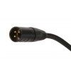 4Audio MIC PRO 6m Stealth Black przewd mikrofonowy w oplocie (czarny) XLR-F - XLR-M (zcza czarne, zocone) Neutrik