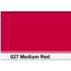 Lee HT027 Medium Red filtr barwny folia - arkusz 50 x 60 cm