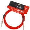 Fender California Candy Apple Red 10ft  kabel gitarowy 3m, czerwony